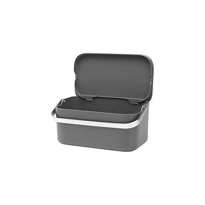 Brabantia Sink Side Contenitore per Organico 1.8 Litri Grigio Scuro