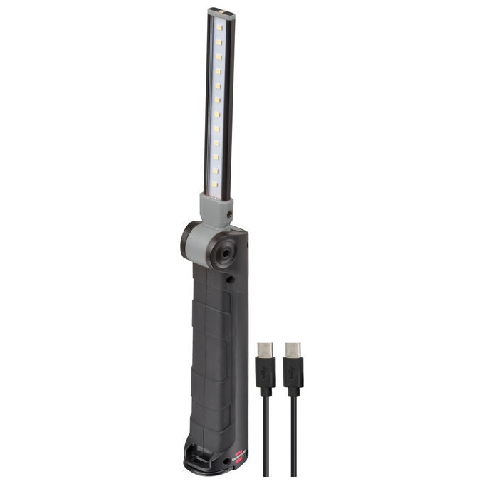 Brennenstuhl 1177370010 SANSA 401 A Lampada portatile LED 400 lm 6000K 3 ore di ricarica 80 ore di autonomia colore Nero