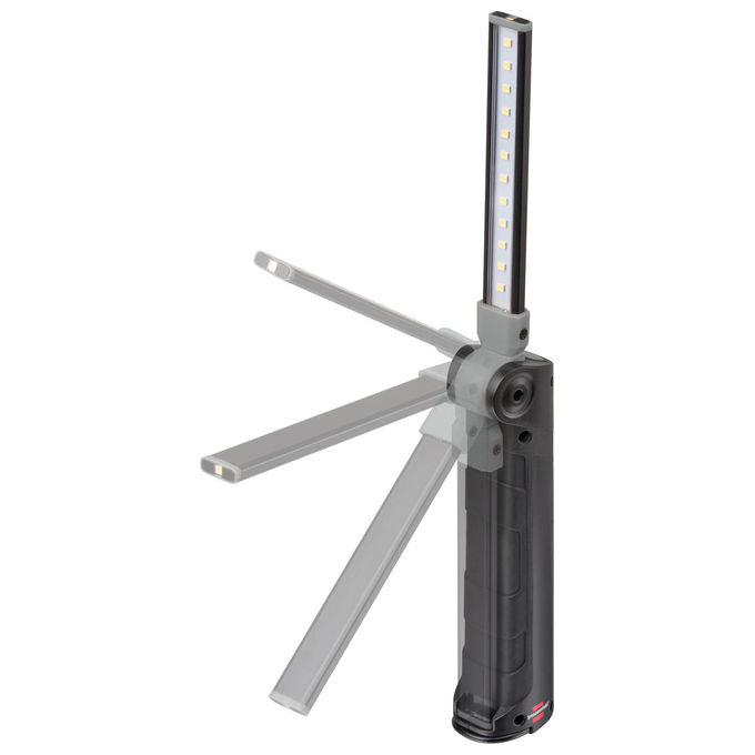 Brennenstuhl 1177370010 SANSA 401 A Lampada portatile LED 400 lm 6000K 3 ore di ricarica 80 ore di autonomia colore Nero