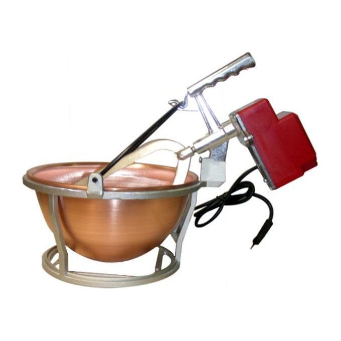 Officine Valtromplina 59778 - 106061 Polentina in Rame con Motore Elettrico 20 W Diametro 26 cm colore Rame