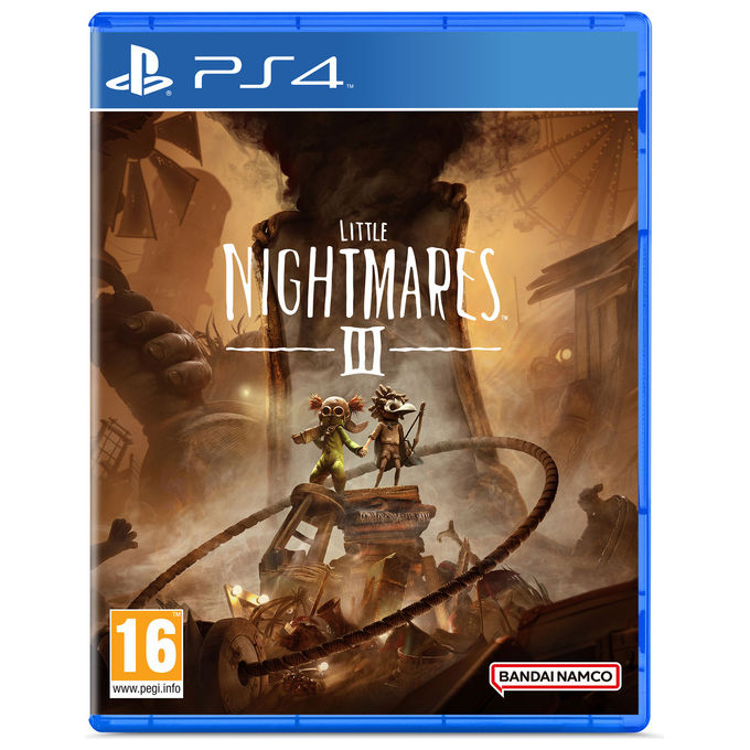 Bandai Namco Little Nightmares III Mirror's Edition Videogioco PS4 Avventura Cooperativa Online con Statuetta Artbook Steelbook