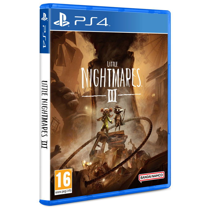 Bandai Namco Little Nightmares III Mirror's Edition Videogioco PS4 Avventura Cooperativa Online con Statuetta Artbook Steelbook