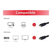 Equip 119359 Cavo HDMI 20 m HDMI 1.4 High Speed con Ethernet 4K-30Hz 3D ARC Contatti Dorati colore Nero