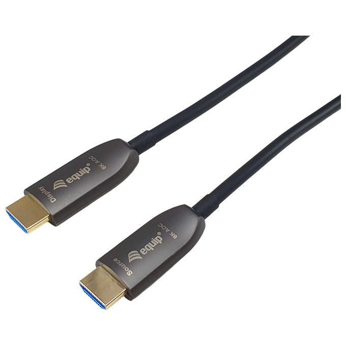 Conceptronic, Cavo HDMI 2.1, Ottico Attivo Schermato, 200 m, 8K-60Hz, 4K-120Hz, 48Gbps