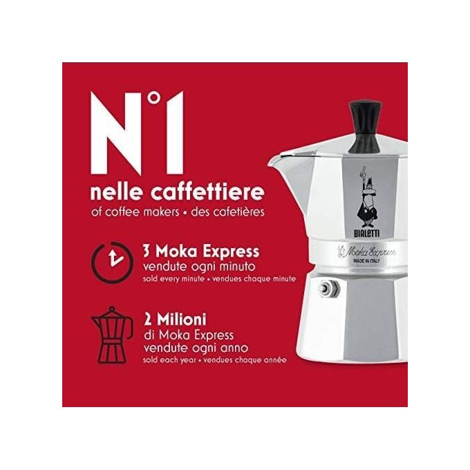 Bialetti Caffettiera Moka Express 12 Tazze