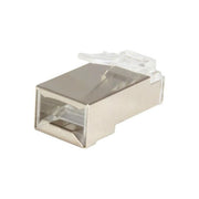 Equip 121181 Connettori RJ45 Cat.6 Schermati con Protezione Contro la Torsione e Barra di Inserimento colore Oro