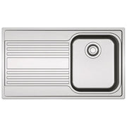 Franke RPX 611-86 Rapid Lavello ad incasso 1 vasca gocciolatoio destro 86x50 cm colore Inox Satinato