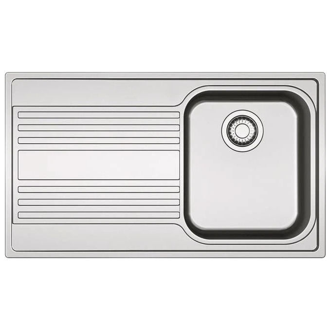 Franke RPX 611-86 Rapid Lavello ad incasso 1 vasca gocciolatoio destro 86x50 cm colore Inox Satinato