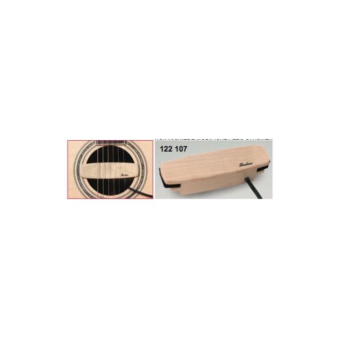 Shadow SH-330 Pick-up Acustico a Bobina Singola per Chitarra Folk-Western Passivo Cavo 4m colore Legno
