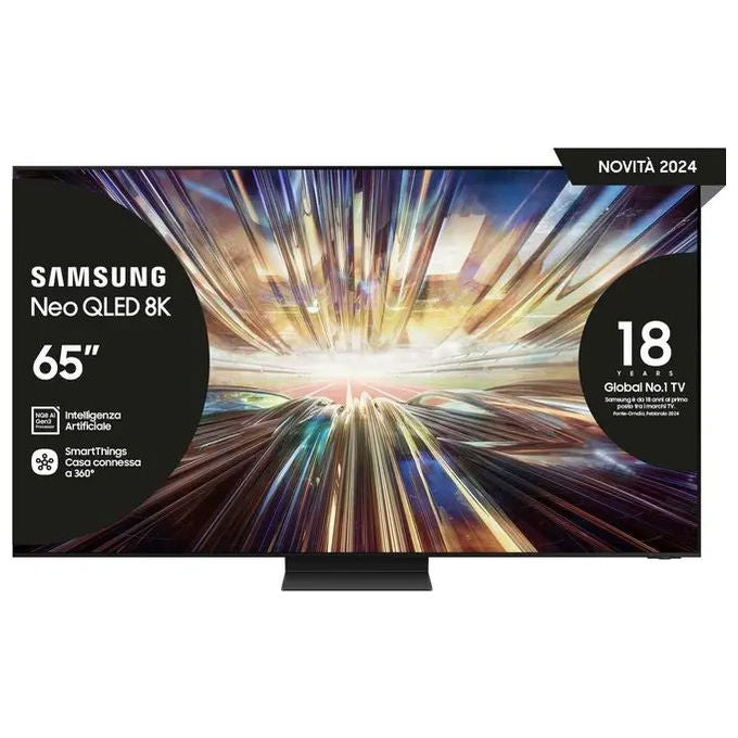 Samsung QE65QN800DTXZT Neo QLED Smart TV 65'' 8K Mini LED Processore NQ8 AI Gen2 Quantum Matrix Pro Dolby Atmos colore Graphite Black