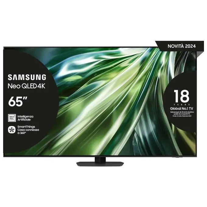 Samsung QE65QN90DATXZT Neo QLED 4K Mini LED Smart TV 65'' Processore NQ4 AI GEN2 Quantum Matrix Dolby Atmos colore Nero