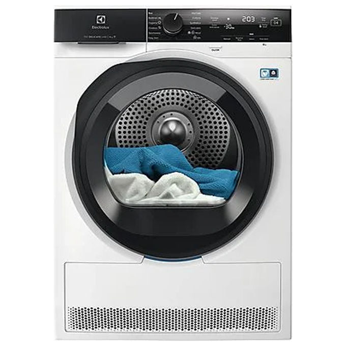 Electrolux EW7H48GY Serie 700 DelicateCare Asciugatrice Pompa di Calore 8 Kg Classe B Wi-Fi Inverter 63 dB (85x60x66 cm) colore Nero Bianco