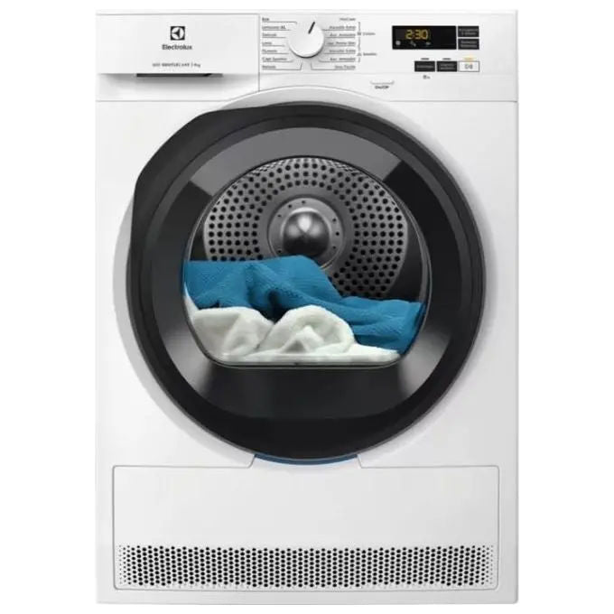 Electrolux EW6H19G 600 GentleCare Asciugatrice Pompa di Calore 9 Kg Classe A+++ SensiCare 64 dB (85x60x64 cm) colore Bianco