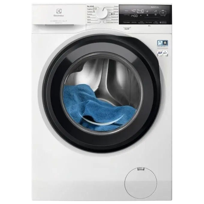 Electrolux EW6F310G Serie 600 - Lavatrice a carica frontale 10 kg, 1351 rpm, Classe A, SensiCare, Hygiene Steam, Time Manager, (84,7x59,7x63,6 cm), Bianco