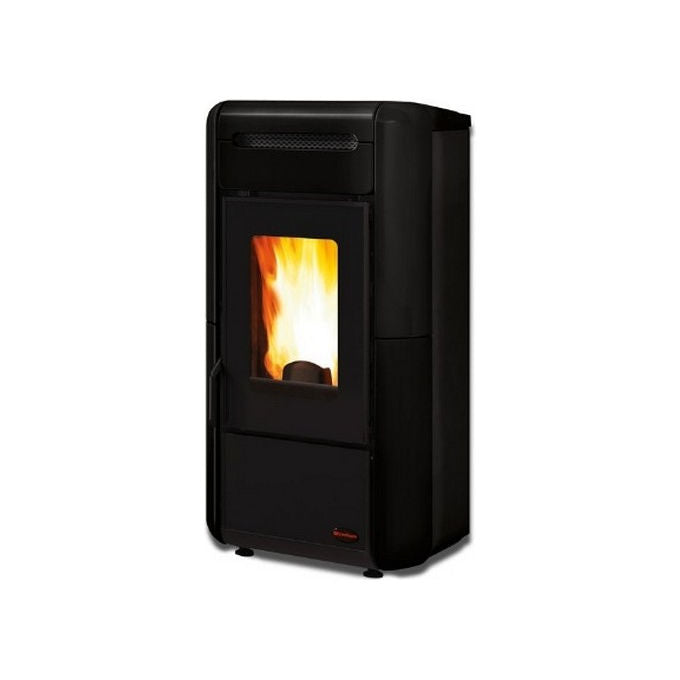 EXTRAFLAME 1275502 GIORDANA IDRO Termo stufa a pellet 20.5 kW 540 m3 Pompa e Vaso espansione inclusi (63.9x119.9x64.1 cm) colore Nera