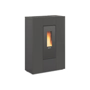 Extraflame 1283005 Marilena Plus AD Stufa a pellet canalizzata 3,7-8,0 kW 230 m³ A+ (107,7x75x35,2 cm) colore Nero