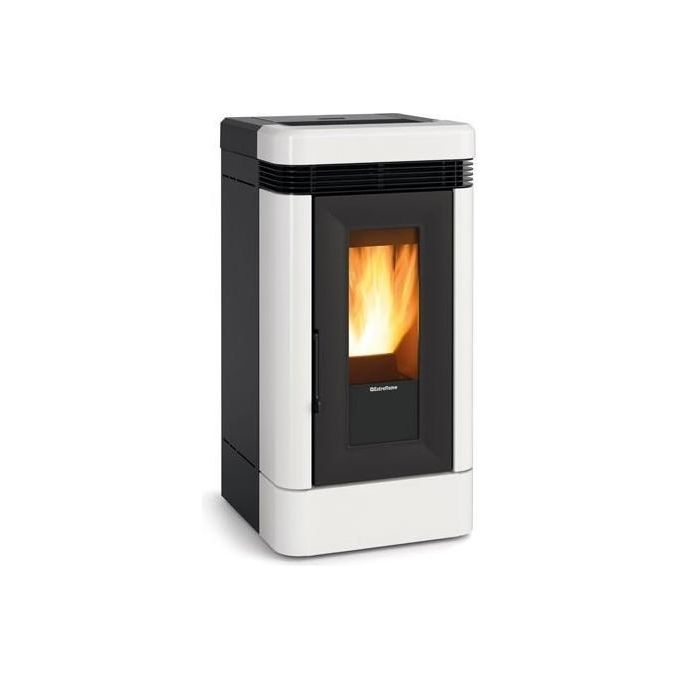 LA NORDICA Extraflame LUCIA Plus Stufa a Pellet Canalizzata Libera Installazione 12kW Bianco