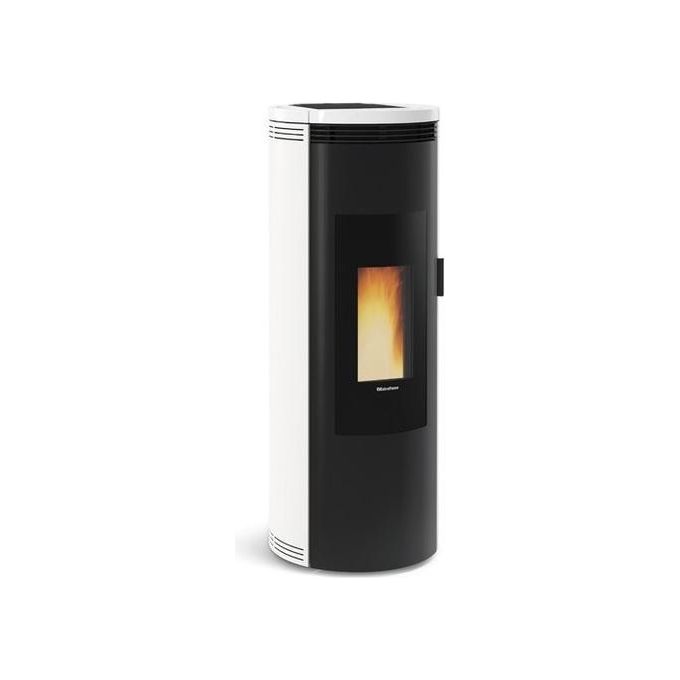 Extraflame 1283501 Amika Stufa a pellet 2 5 8 kW Classe A+ WLAN 15 kg (120x46x46 cm) colore Bianco