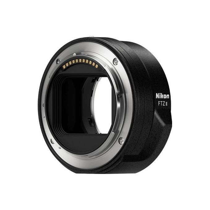 Nikon JMA905DA FTZ II Adattatore per Obiettivi F-Mount su Fotocamere Nikon Z Compatto con Design Senza Piedino per Treppiede Resistente alla Polvere e agli Spruzzi Lega di Magnesio 125 g colore Nero