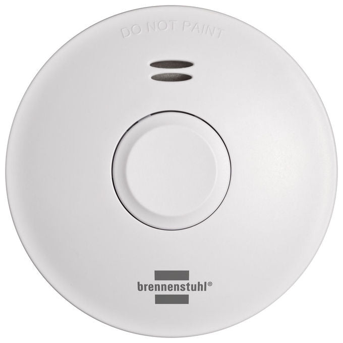 Brennenstuhl RM L 3101 Rivelatore di fumo Collegabile in rete Batteria Litio 3V Allarme 85 dB Portata Radio 100 m colore Bianco