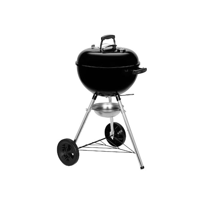 Weber 13101004 Original Kettle Barbecue a Carbone Diametro Griglia 47 cm con Sistema One-Touch Termometro e Ruote colore Nero
