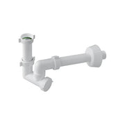 IDRO BRIC TRE13185 Bazooka Sifone 1 Via Scarico Orientabile 1''1-4 32 mm Polipropilene colore Bianco