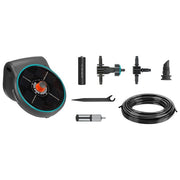 Gardena AquaBloom Set Irrigazione a Goccia Solare Automatica fino a 20 piante 14 programmi tubo 20 m colore Grigio