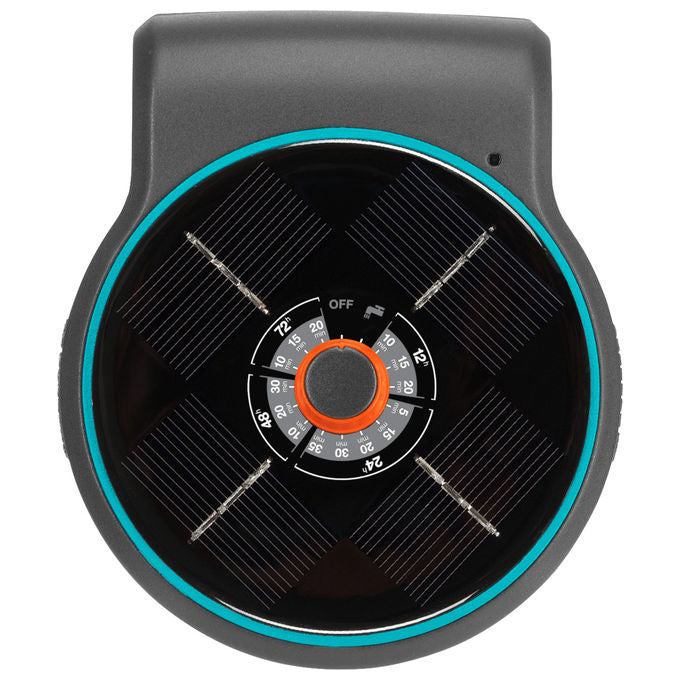 Gardena AquaBloom Set Irrigazione a Goccia Solare Automatica fino a 20 piante 14 programmi tubo 20 m colore Grigio