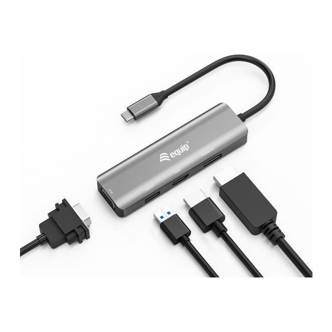 Equip 133385 Adattatore USB 3.0 a HDMI 1920x1080 60Hz USB 3.2 Gen1 5 Gbps colore Nero
