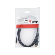 Equip 133442 Cavo Mini DisplayPort a DisplayPort Maschio Maschio 2m 4K 60Hz 21,6 Gbps colore Nero