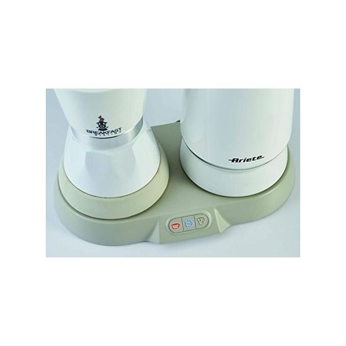 Macchina Caffe' Espresso Moka Elettrica 2 o 4 Tazze + Cappucinatore Montalatte Potenza 500 Watt - Breakfast Station - 1344