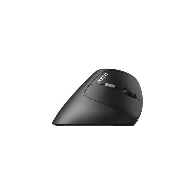 Rapoo 13531 EV250 WIRELESS ERGONOMIC MOUSE Mouse Wireless Ergonomico 1600 DPI colore Nero