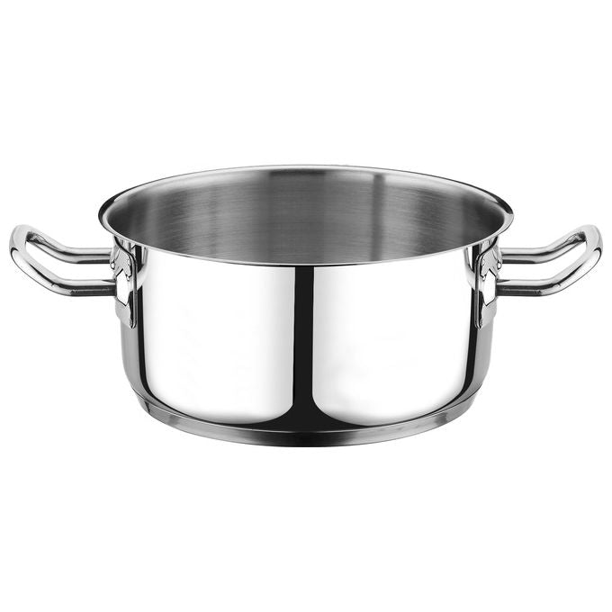 Borella 1362 Veronica Casseruola Acciaio Inox 18-10 diametro 24 cm Induzione colore Acciaio