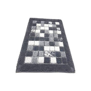 Quarzo Bianco 8050038513623 Tappeto Bagno Quarzo Bianco 13623 MOSAICO Antracite Materiale Sintetico Stile Art déco Lavabile in Lavatrice colore Multicolore
