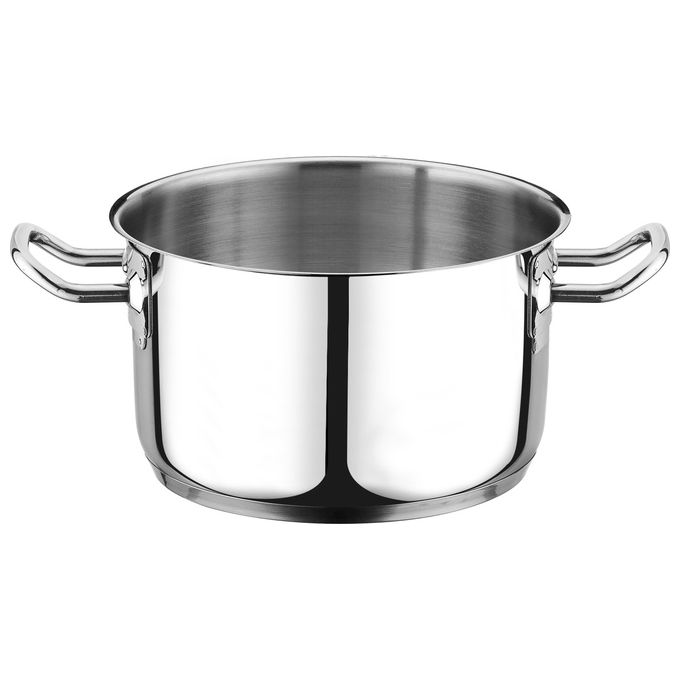 Borella 1366 Veronica Pentola Acciaio Inox 18-10 diametro 22 cm Induzione colore Acciaio