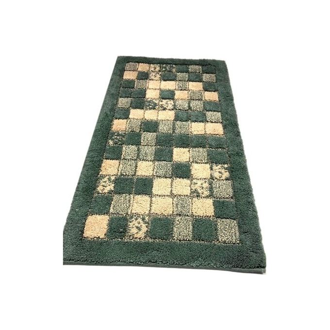 Quarzo Bianco 8050038513661 Tappeto bagno Quarzo Bianco 13661 MOSAICO Verde Set di Asciugamani Sintetico Multicolore colore Multicolore