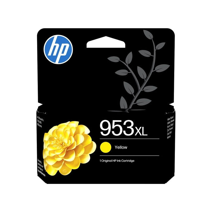 HP F6U18AE Cartuccia d'inchiostro originale 953 XL Giallo alta resa 1450 pagine con inchiostro a pigmento colore Giallo