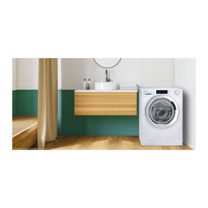 Candy CSWS4852DW3-1-11 Smart Lavasciuga Frontale 8-5 Kg 1400 rpm Classe E NFC 16 Programmi (85x60x53 cm) colore Bianco