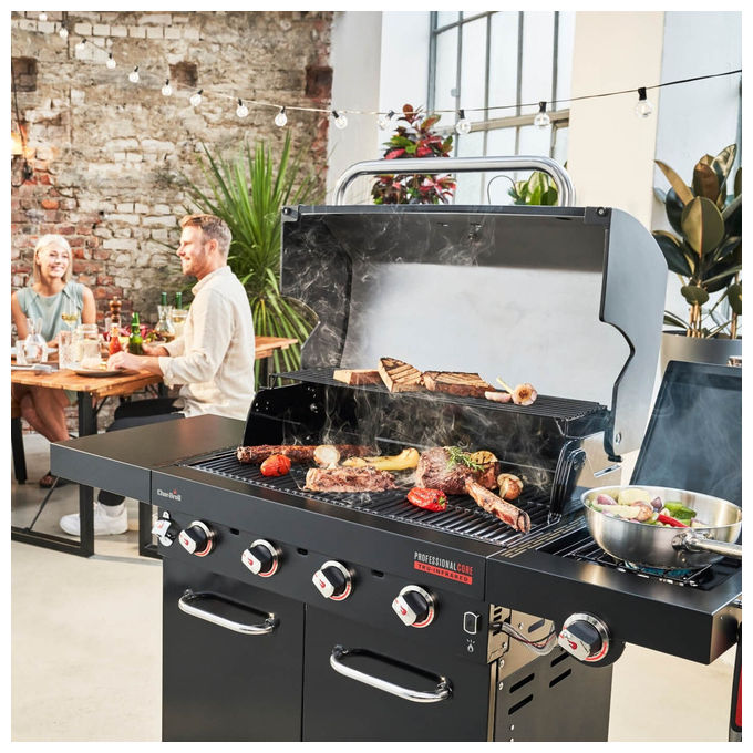 Char-Broil 140916 Professional Core B Barbecue a Gas 4 Fuochi TRU Infrared 11,2 kW Acciaio Inossidabile