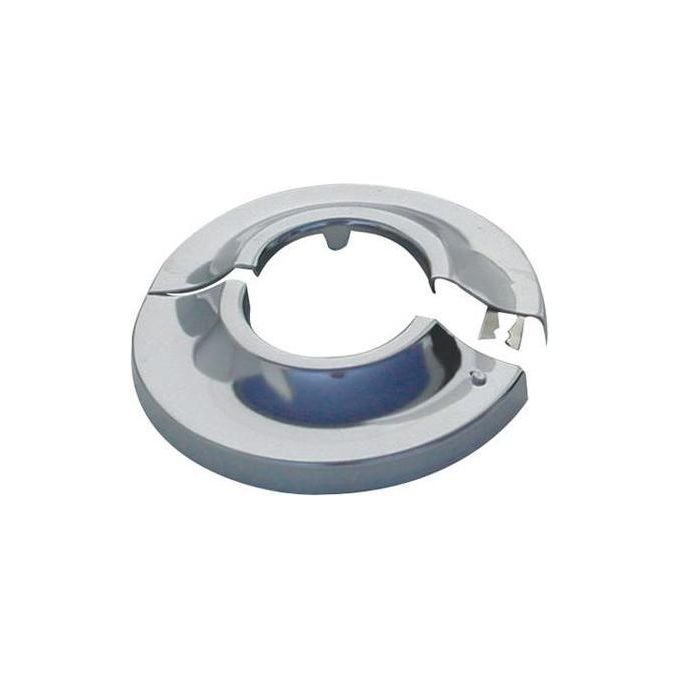 IDRO BRIC TRE14192 Rosetta Apribile Ottone Cromato Lucido Foro Tondo 3-4'' Copertura Finitura a Muro per Tubi colore Cromato