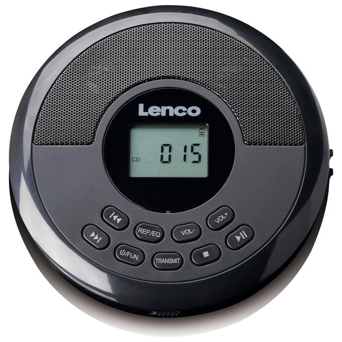 Lenco CD-340BK Lettore CD portatile con Bluetooth 5.0 e altoparlanti integrati colore Nero