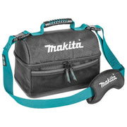 Makita E-15590 Borsa Pranzo Isolata e Impermeabile in Poliestere con Scomparto Frontale e Manico in Gomma colore Nero