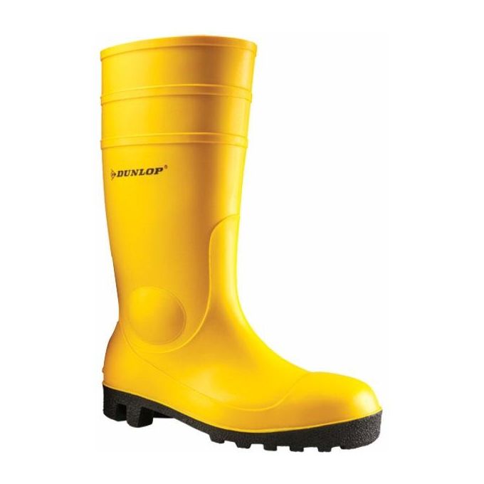 Dunlop Stivali Sicurezza Pvc Ginocchio Giallo Puntale E Lamina Acciaio Misura 44