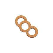 Idro Bric P0443B Guarnizione in Fibra di Cuoio Pressato per Regolatore Pressione Bombole GPL 1-2'' colore Rosso