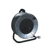 FME 1208845 Avvolgicavo Elettrico 3x1,5 mm² 25 Metri con Disgiuntore Termico colore Nero
