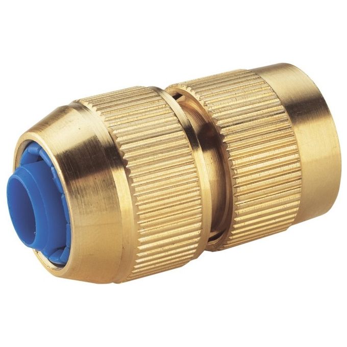 Colortap 330L Aquajet Raccordo Automatico a 6 Sfere per Tubi da Giardino 12 15 mm Ottone Innesto Rapido 10 bar