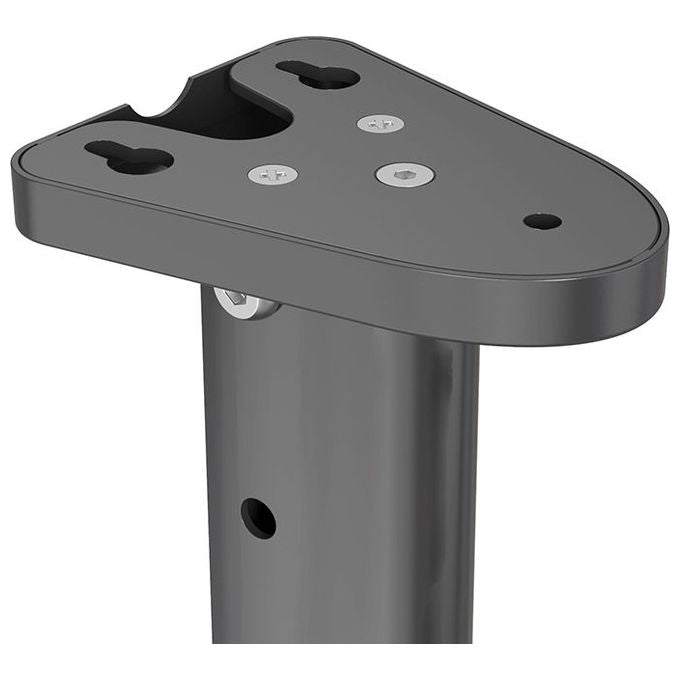 Irradio 149302143 supporto da soffitto per videoproiettore universale 10 kg regolabile 240 a 310 mm rotazione 360° nero