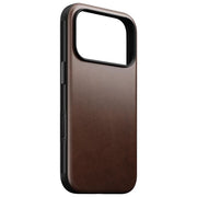Nomad 0856504011819 Rugged Custodia in Pelle Horween per iPhone 17 Pro Compatibile con MagSafe Resistente agli Urti colore Marrone