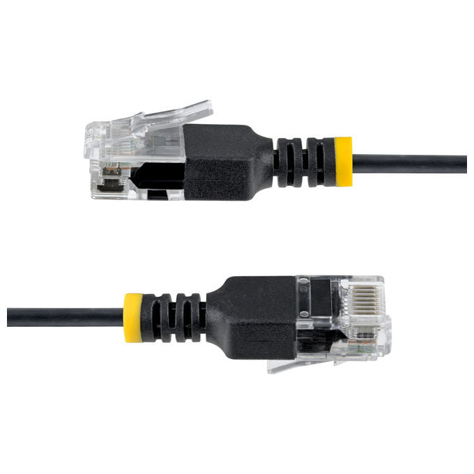 StarTech.com N6APATUTP34BKS4M Cavo Ethernet Cat6a Ultra Slim 4 m 10000 Mbit-s UTP Rame Puro 34AWG colore Nero