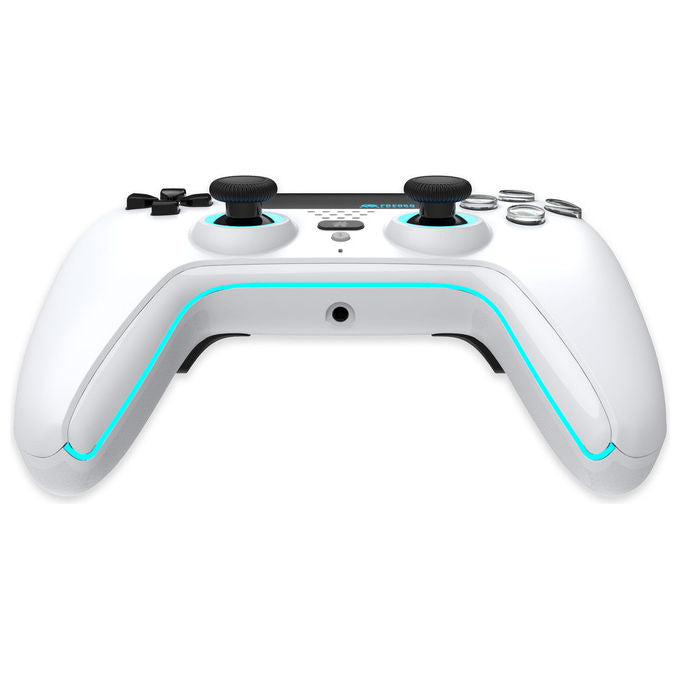 Freaks and Geeks 151000B Controller Wireless Bluetooth PS5 PC Android iOS Hall Effect LED colore Bianco